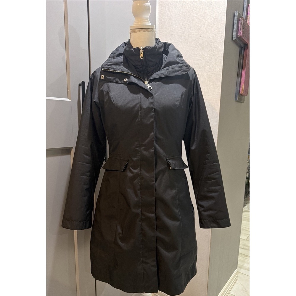 The North Face Womens S 2 Piece Pertex PrimaLoft Eco Insulated Parka Coat Black